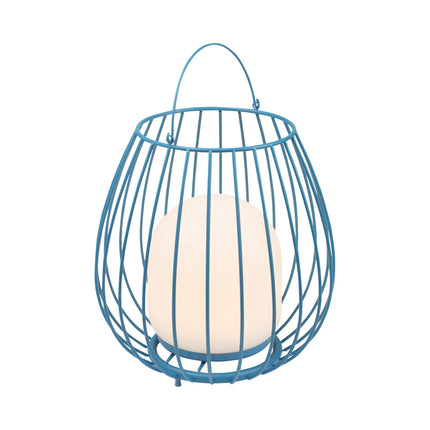 Nordlux oplaadbare tuinlantaarn Jim LED blauw