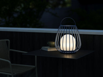 Nordlux oplaadbare tuinlantaarn Jim LED blauw