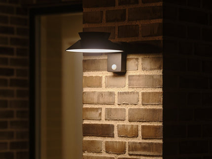 Nordlux solar wandlamp Justina zwart
