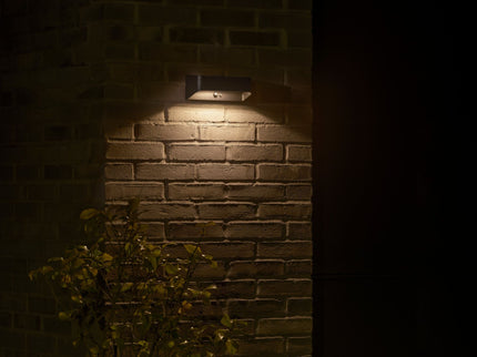 Nordlux solar wandlamp Marcellio LED zwart