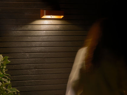 Nordlux solar wandlamp Marcellio LED bruin