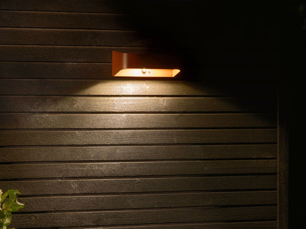 Nordlux solar wandlamp Marcellio LED bruin
