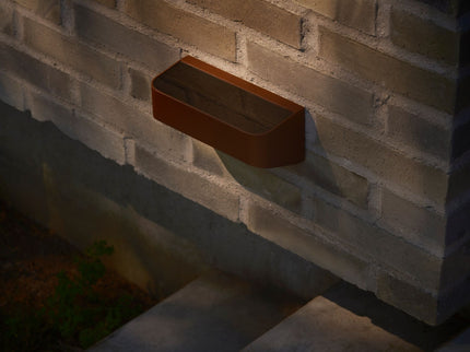 Nordlux solar wandlamp Marcellio LED bruin