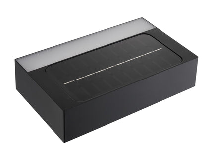 Nordlux solar wandlamp Monay Square zwart