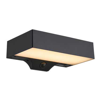 Nordlux solar wandlamp Monay Square zwart