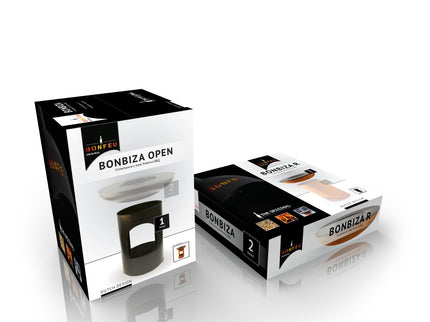BonFeu barbecue BonBiza Open zwart