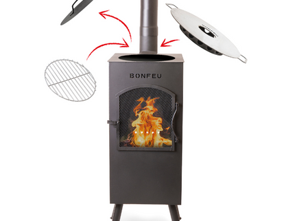 BonFeu tuinhaard BonCarré zwart