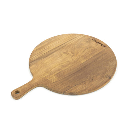 BonFeu BonTeak pizzaplank/serveerplank rond groot
