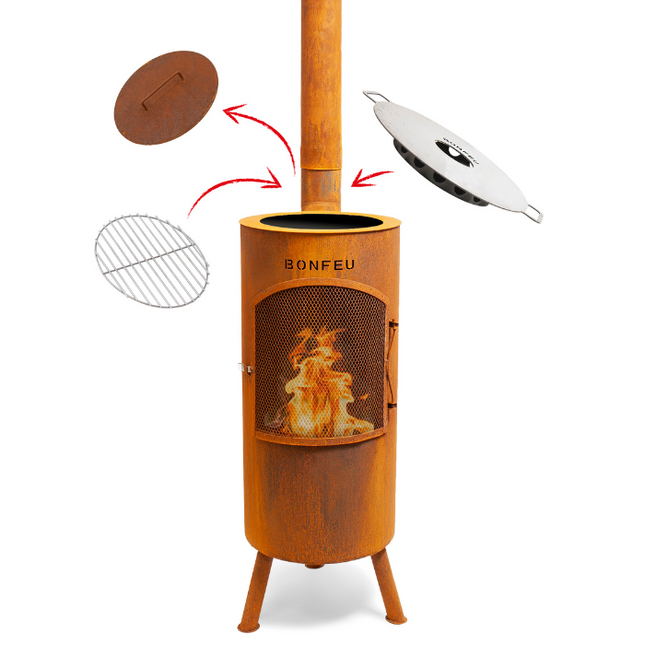BonFeu BonTino LP Corten Tuinhaard