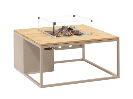 Cosi Vuurtafel Cosiloft 100 Sandy Beige / Teak