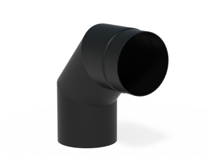 FORNO Bocht 90º Zwart (Ø15cm)
