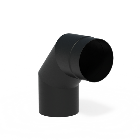 FORNO Bocht 90º Zwart (Ø15cm)