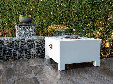 FORNO Vuurtafel Brann Aluminium Wit