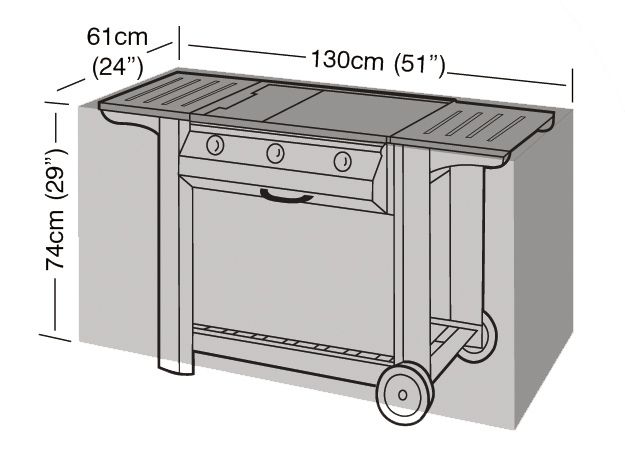 Garland barbecuehoes buitenkeuken 130 Brons