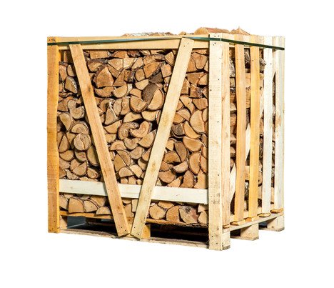 Halve pallet ovengedroogd berken haardhout