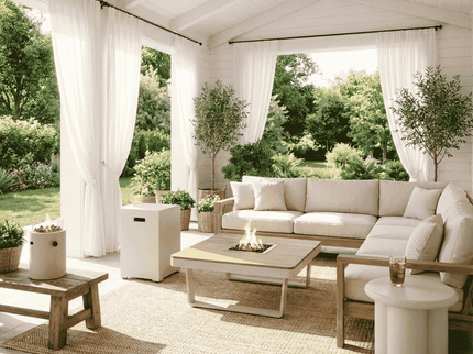 Happy Cocooning bijzettafel Rib oyster beige