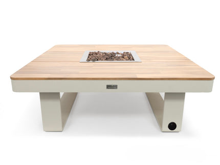 Happy Cocooning vuurtafel Horizon 95 oyster beige