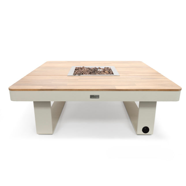 Happy Cocooning vuurtafel Horizon 95 oyster beige