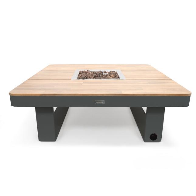 Happy Cocooning vuurtafel Horizon 95 smokey anthracite