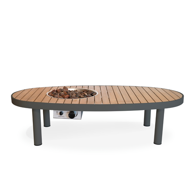 Happy Cocooning vuurtafel Riviera 140 smokey anthracite