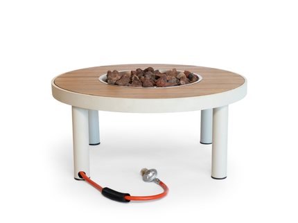 Happy Cocooning vuurtafel Riviera 80 oyster beige