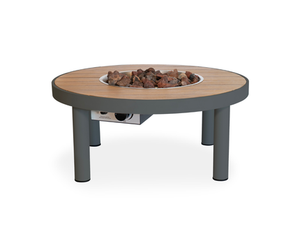 Happy Cocooning vuurtafel Riviera 80 smokey anthracite