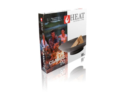 HEAT vuurschaal Classic 90 cm zwart