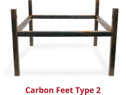 MOODZ onderstel Square 80 cm carbon