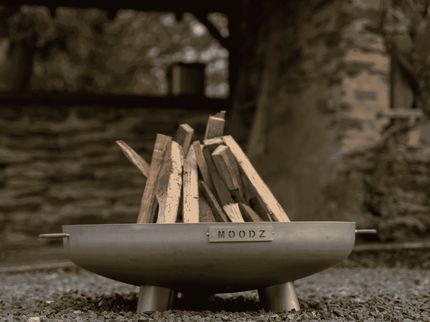 MOODZ vuurschaal Feet & Handle RVS 60 cm