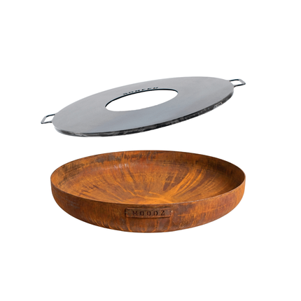 Pakketdeal MOODZ vuurschaal 60 + BonPlancha 60