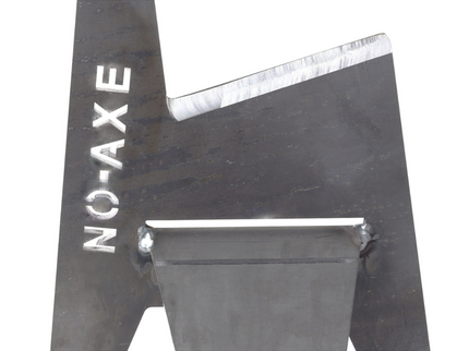 NO-AXE Houtklover Blank Staal met Hamer