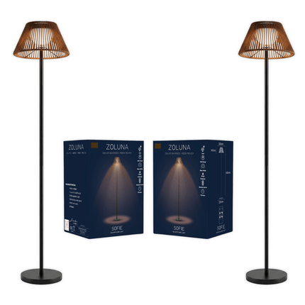 Pakketdeal ZOLUNA 2x vloerlamp Sofie