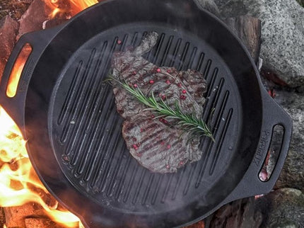 Petromax Gietijzeren Grill Skillet 2 Handvatten