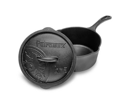 Petromax Gietijzeren Steelpan met Deksel-2L