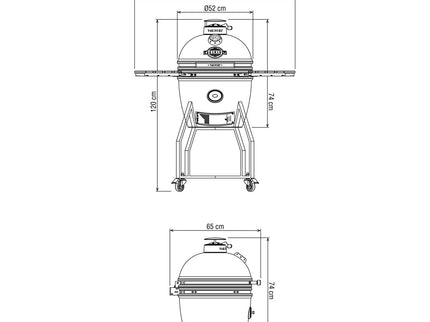 YAKINIKU kamado barbecue MEDIUM compleet