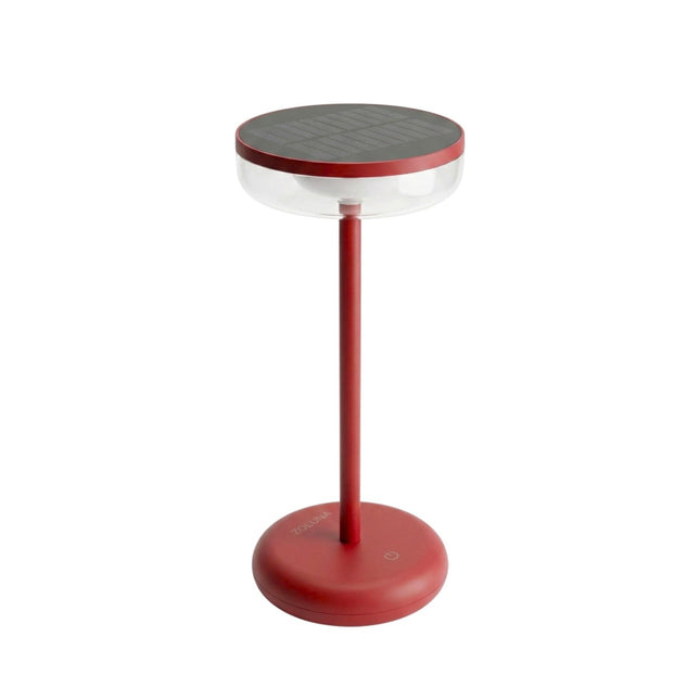 ZOLUNA solar tafellamp Bobbie evening red