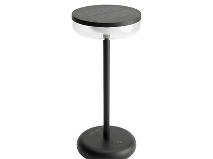 ZOLUNA Solar Tafellamp Bobbie Zwart