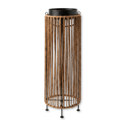ZOLUNA solar vloerlamp Luca Grande light oak