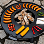 CookKing Grillplaat met Gat met 4 Handvatten