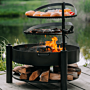 CookKing Multi-functionele Vuurschaal Montana X met Grillrooster 60 cm