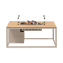 Cosi Vuurtafel Cosiloft 120 Sandy Beige / Teak