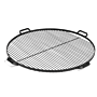 Zwart Stalen Grillrooster met 4 Handvatten -60 cm