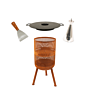 Pakketdeal BonFeu BonVes 45 corten + plancha + oliekan + spatel