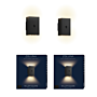 Pakketdeal ZOLUNA 2x wandlamp Willem vierkant