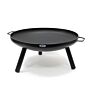 HEAT Vuurschaal Classic Ø 60 cm Feet & Handle Zwart