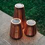 ZOLUNA solar vloerlamp Lon L teak