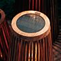 ZOLUNA solar vloerlamp Lon L teak