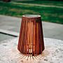 ZOLUNA solar vloerlamp Lon L teak