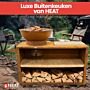 HEAT Trolle Buitenkeuken Roest