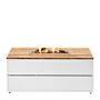 Cosi vuurtafel Cosipure 120 Wit/Teak